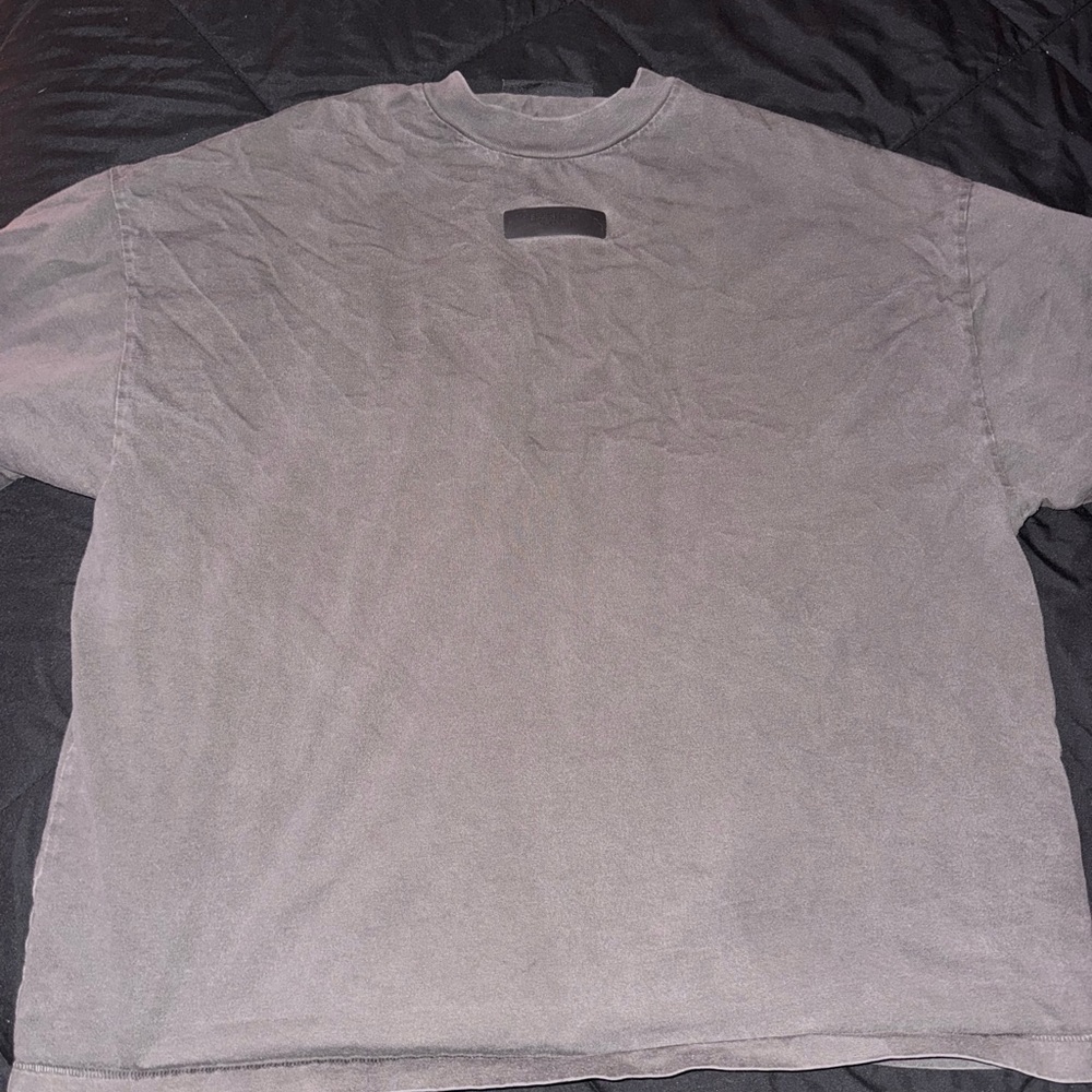 Essentials Fear of God Charcoal Men's Short Sleeve Tee